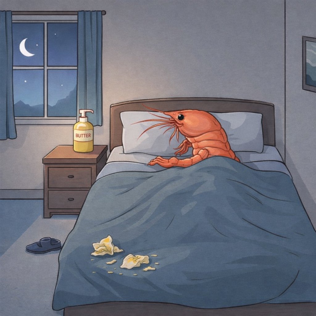 In the butter zone.  Apply accordingly $shrimps 🦐🧈