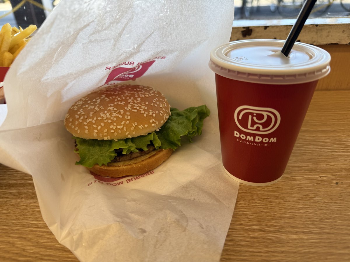 ビッグドムいただきます。
#ドムドムハンバーガー