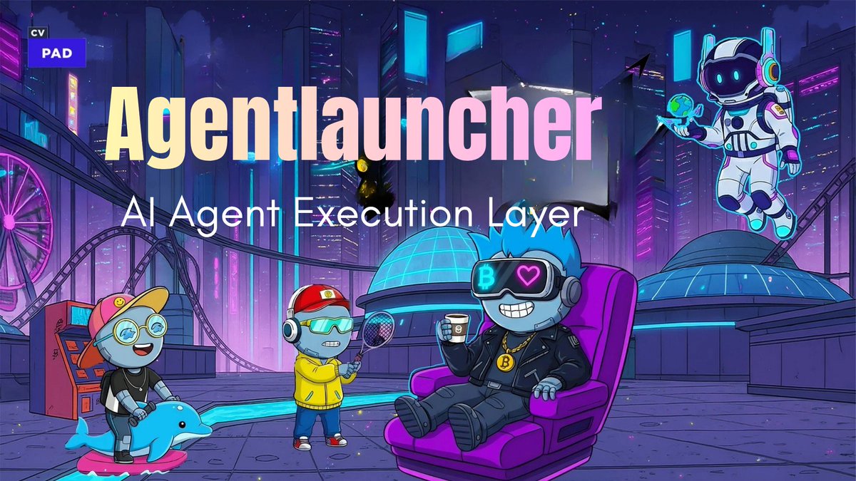 Agentlauncher offers a framework for autonomous AI agents on-chain
They can manage keys, sign transactions

and interact with smart contracts for deterministic execution in DeFi, automation, and multi agent systems

Visit agentlauncher.io

#AI #web3
