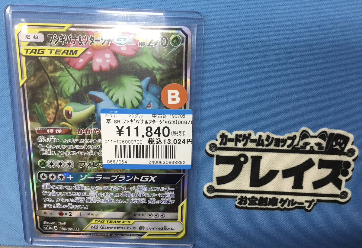 フシギバナ＆ツタージャ GX TAG TEAM SR 066/064 SA フシギバナ&ツタージャGX 066/064 SR｜ポケカシングルカード通販