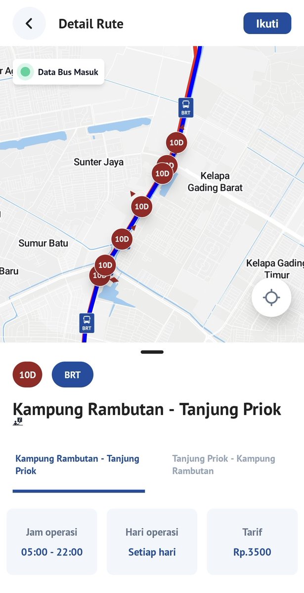 10D | Tanjung Priok–Kampung Rambutan tweet media