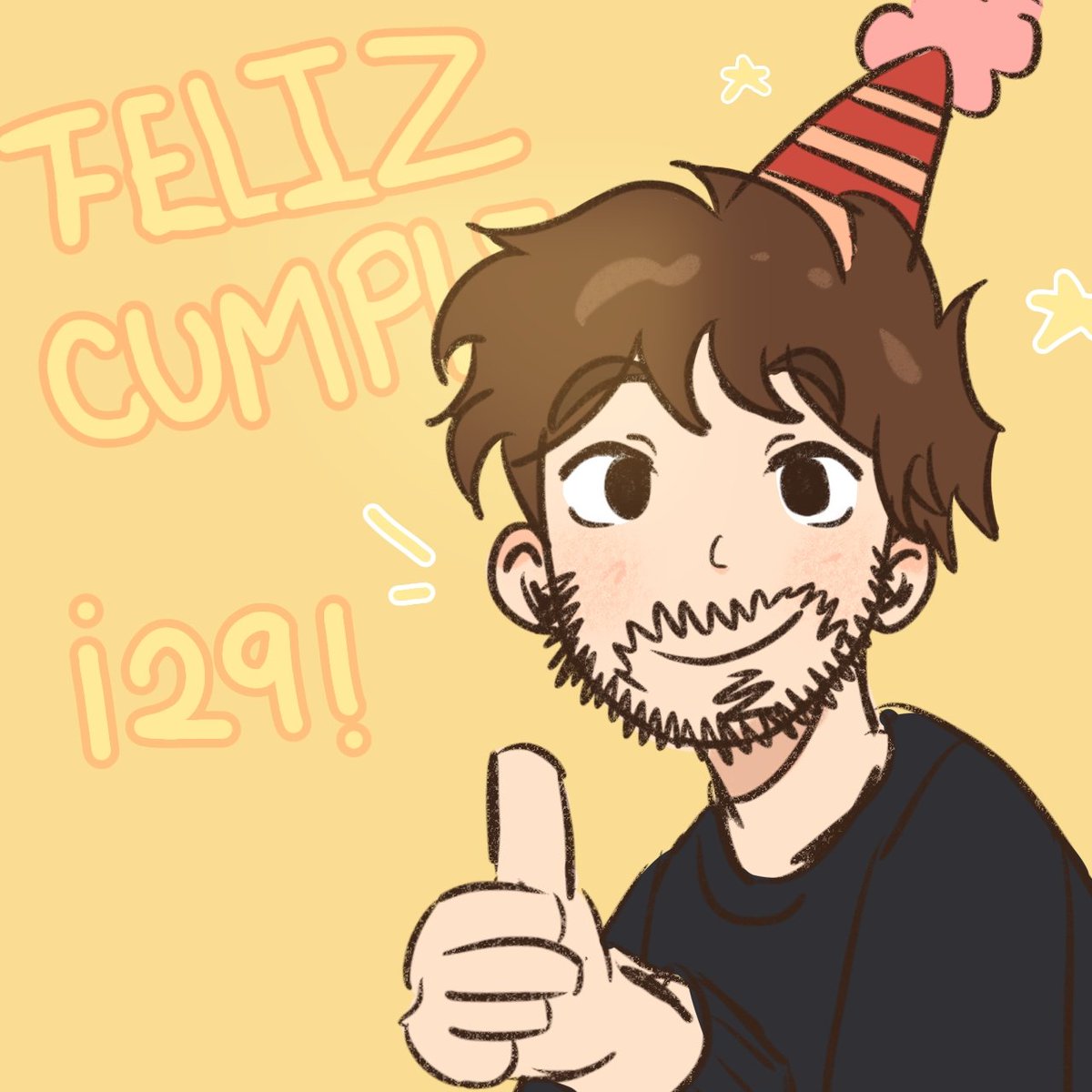 Un poquito tarde, pero feliz pumpleaños mi viejito kawai, tkm muchos ánimos 🥹💛