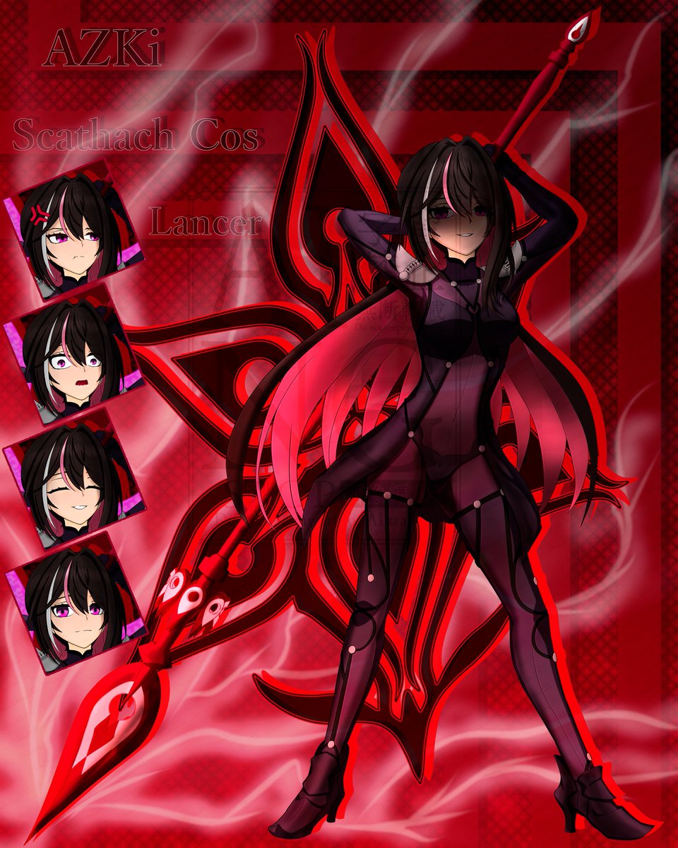 Sapphirusイラストオーダー AZKiART 勝手に描いてるホロメン×ロストベルト番外編No.27 スカサハ