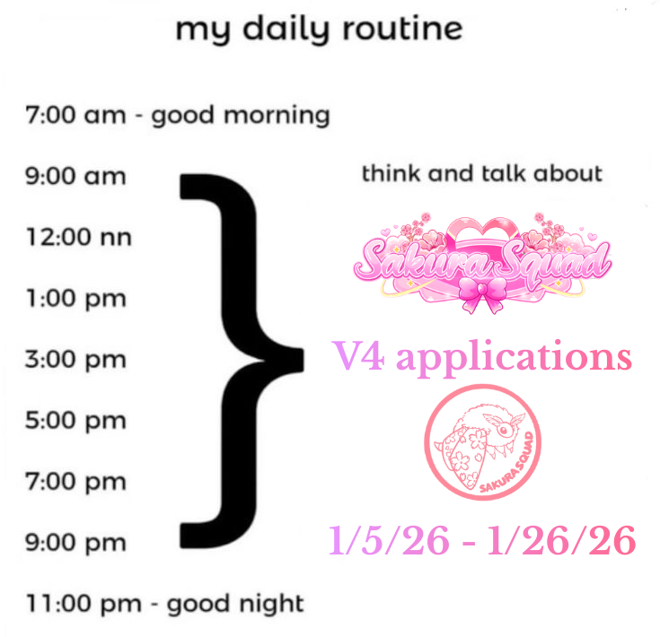 thesakurasquad's tweet image. We just cannot stop thinking about them! 😍

We hope they've been on your mind too, because you only have 2 MORE WEEKS to apply! 😲

We look forward to seeing your application at the link below! 😊🌸

forms.gle/sdtLfYDdJu1ZH9… 🥰