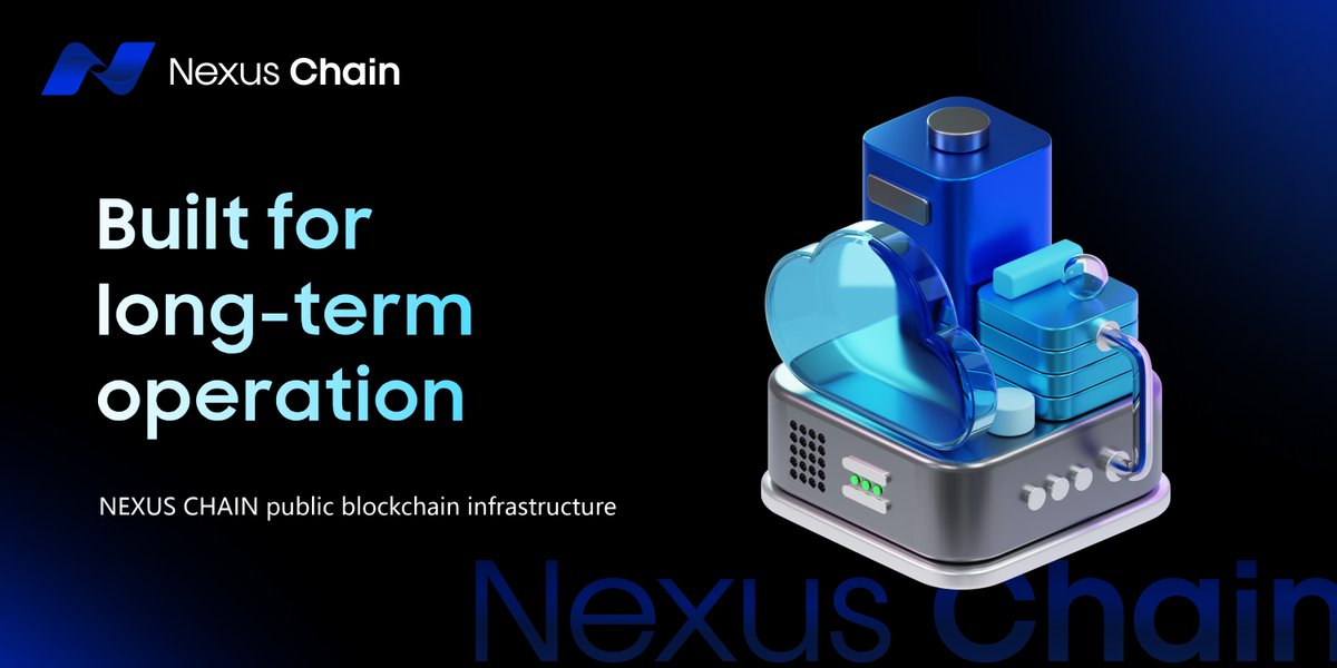 Long-term operation starts with reliable infrastructure.
NEXUS CHAIN is designed to support stable network performance and continuous ecosystem development.
#NexusChain #BlockchainInfrastructure #PublicChain #Web3