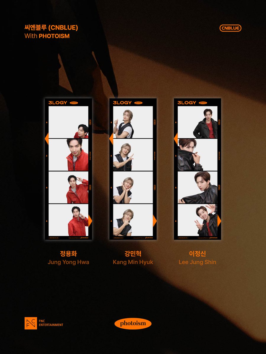 PHOTOISM with CNBLUE

2026 CNBLUE LIVE WORLD TOUR '3LOGY' IN SEOUL에
포토이즘이 함께합니다

▪  위치 | 티켓링크 라이브 아레나 [(구)올림픽공원 핸드볼 경기장]
▪  운영기간 | 01.17 (토) - 01.18 (일)

ONLY IN PHOTOISM