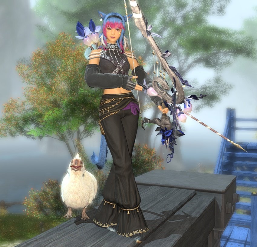 SrinityFF's tweet image. Down and groovy D'azri, dancing D'azri, and devilish D'azri. Unrestricted glams are so divine!
#miqote #FFXIV #EorzeaPhotos