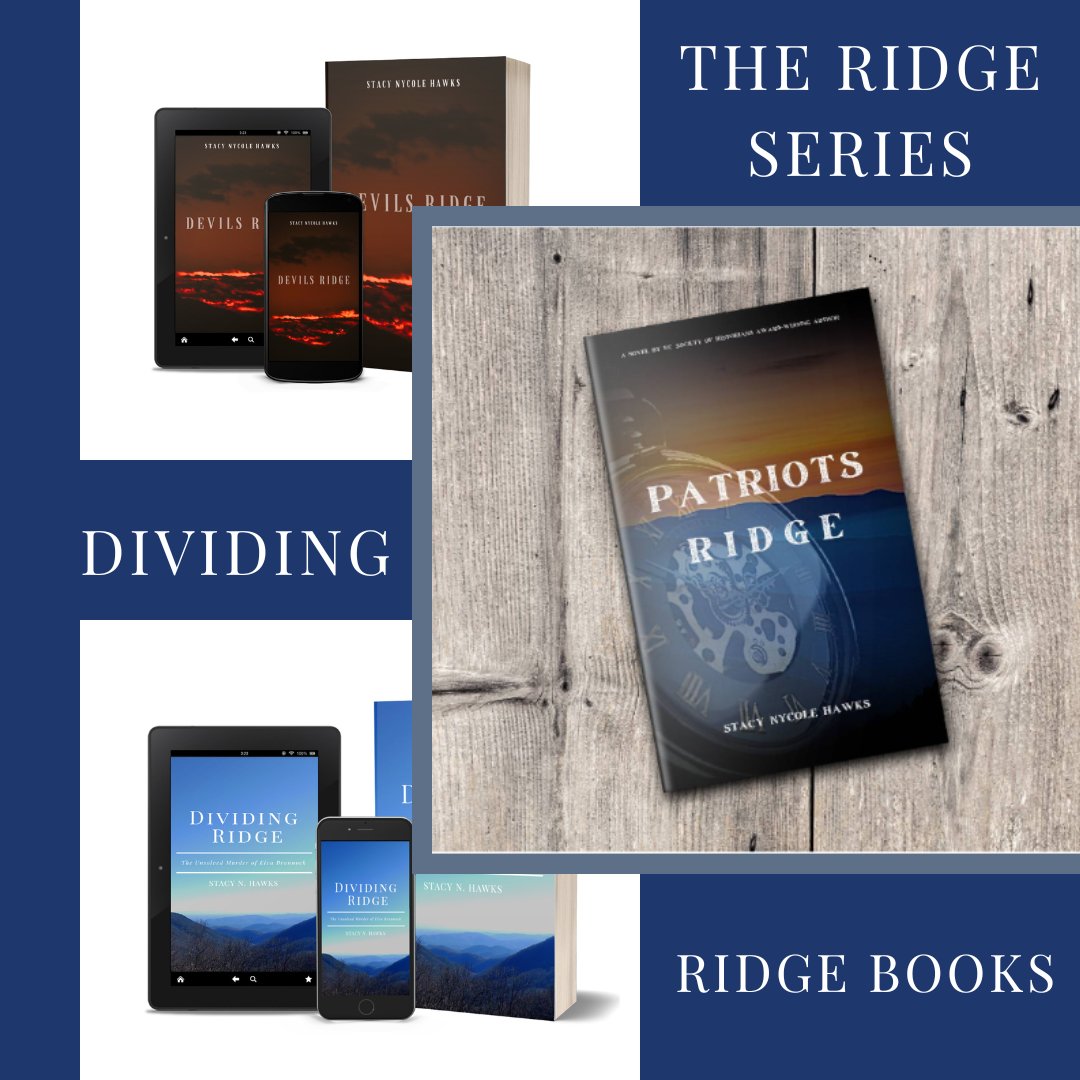 If you love #HistoricalFiction with #mystery, then check out The Ridge Series by award-winning #author Stacy Hawks available on Amazon in #Kindle, #audiobook, &amp; #Paperback formats. Visit our link for platforms. 

linktr.ee/dividingridgeb…