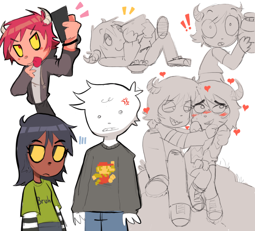 wasabirts's tweet image. a ver pasen sus OCs y dibujo los que me gusten