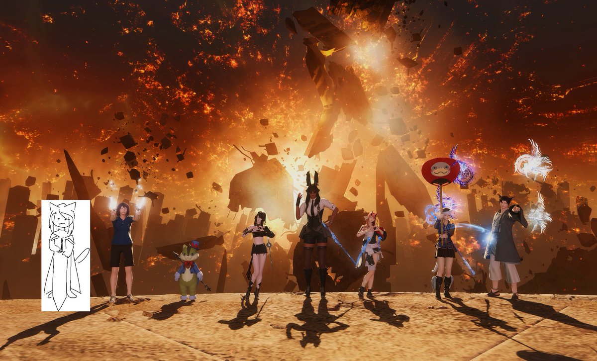 xaelaura's tweet image. ggs fun fight :3