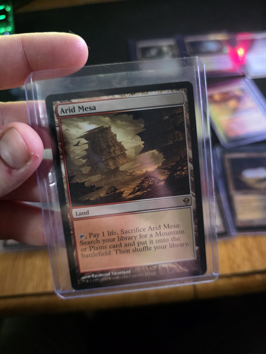 werdism's tweet image. Some MTG fetch and shock lands etc! #zendikar #apocalypse #ravnica #fetchlands #shocklands