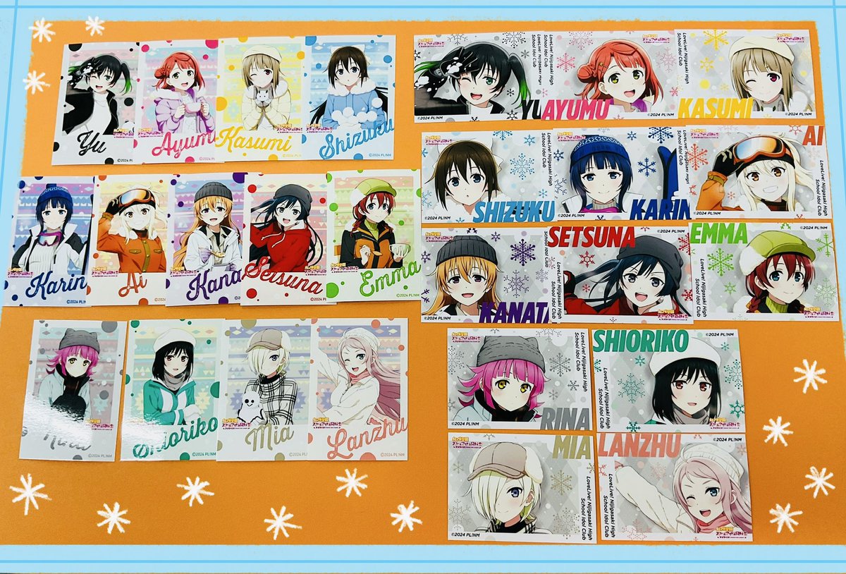 ❄️新商品❄️】 📣描き下ろしイラスト📣 ラブライブ！虹ヶ咲学園