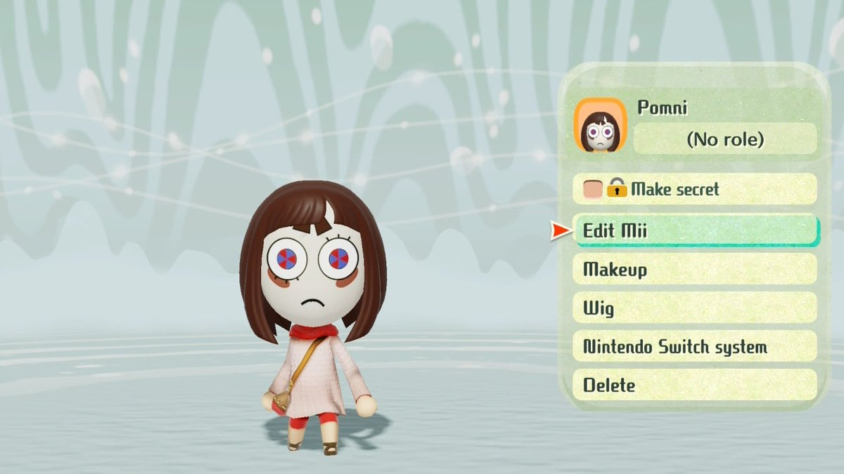 cobeens's tweet photo. Making a Mii for every day until #TomodachiLifeLivingTheDream releases: Day 289 - Pomni (The Amazing Digital Circus) https://t.co/bFa62ynAXA