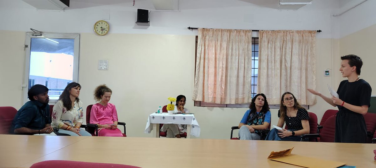 PSGCN1's tweet photo. 🇮🇳Indian experience 
Day 10 8.1.2026
Students attended Lamp lighting ceremony in the morning. 
In the afternoon they participated in Debate on the  theme "innovative Holistic health and digital solutions- a boon or a threat" Dr.Swetha mam from community medicine was the moderator https://t.co/ijQVBXnE2k