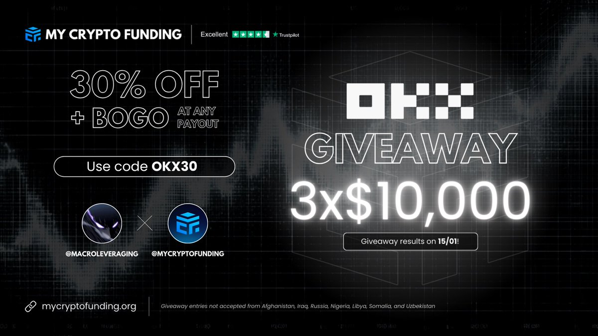 🎁 3 X $10K Challenges 🎁

1. Follow <a href="/MyCryptoFunding/">My Crypto Funding</a> | <a href="/muthaiah4x/">𝗭𝝨𝗡𝗜𝗧𝗦𝗨 🔱</a> | <a href="/MacroLeveraging/">Macro TRDZ</a> 
2. Like and Repost
3. Tag 3 friends
4. Fill this form to enter
mycryptofunding.hosted-form.com/h/57v1vk9xJ

Winners on 15th via Xpicker👀