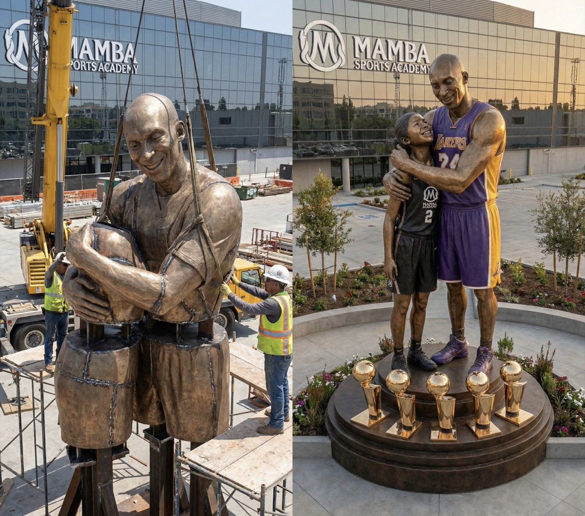 This should be kobes next statue 🐍🦋