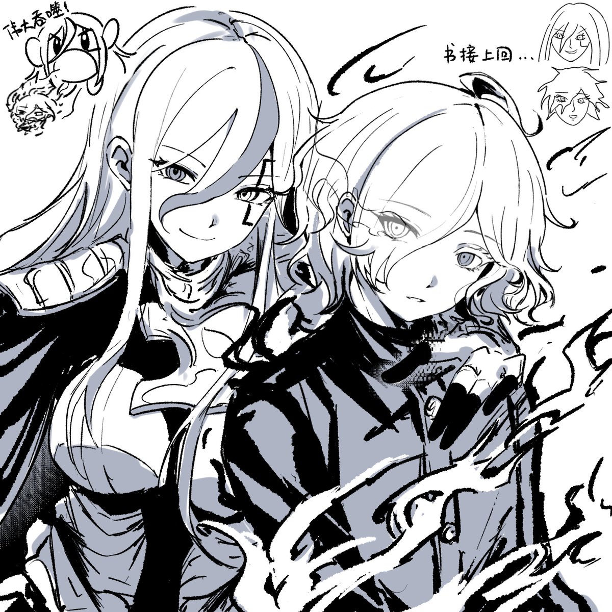 merope_hika's tweet photo. ⬆️接上，小众组合ヴェシオンplus
#ハンドラ美術部 #hndr_FA https://t.co/Y1b3XQhwKZ