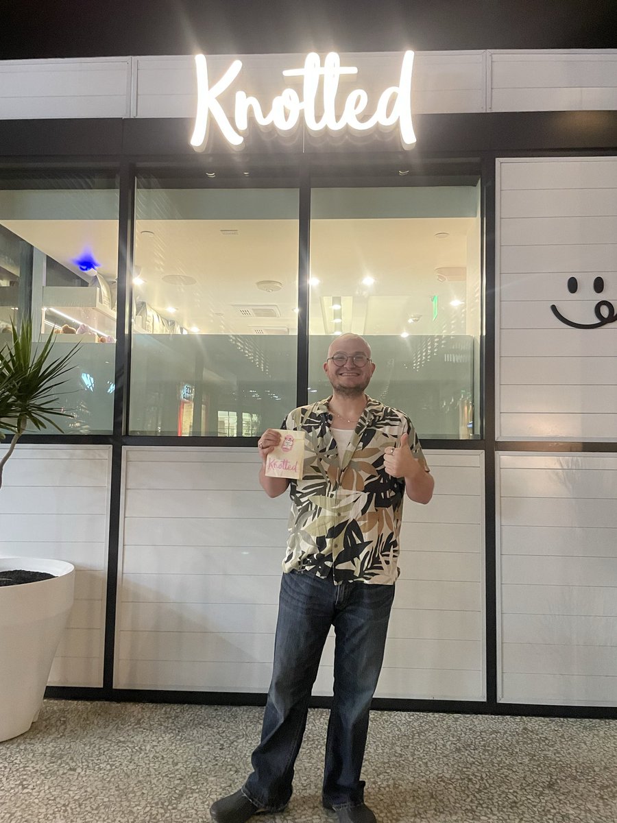 I got filled at #knotted!