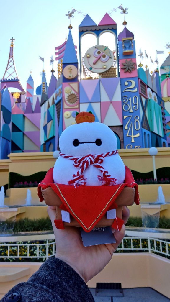 初ディズニー🏰今年もこいつの出番( ꕹ )🍊ニューイヤーグリーティング