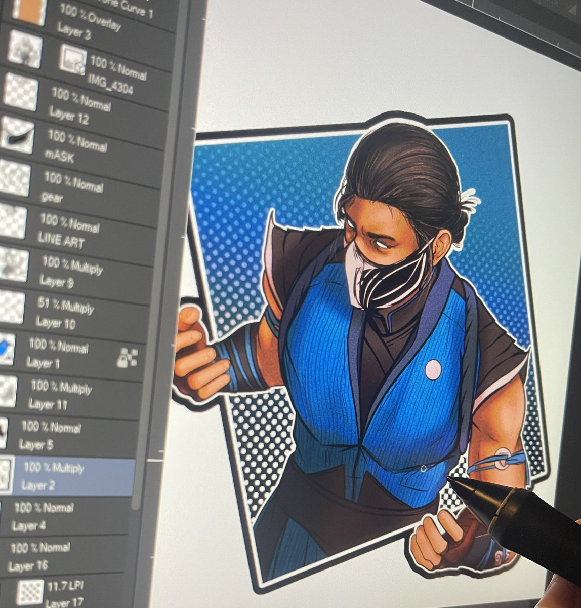 Kiwigator97's tweet image. I’m back to completing old sticker WIPS!

I’ve got LOTS to do!

#mortalkombat1 #bihan #subzero #mortalkombat #art