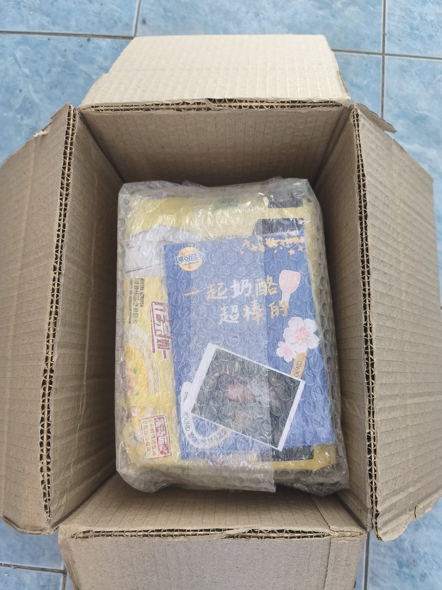 Bogy_Butler's tweet image. ได้รับบะหมี่น้อป๋อแล้วนะคะ #kotaรีวิว
#ของซับ一展