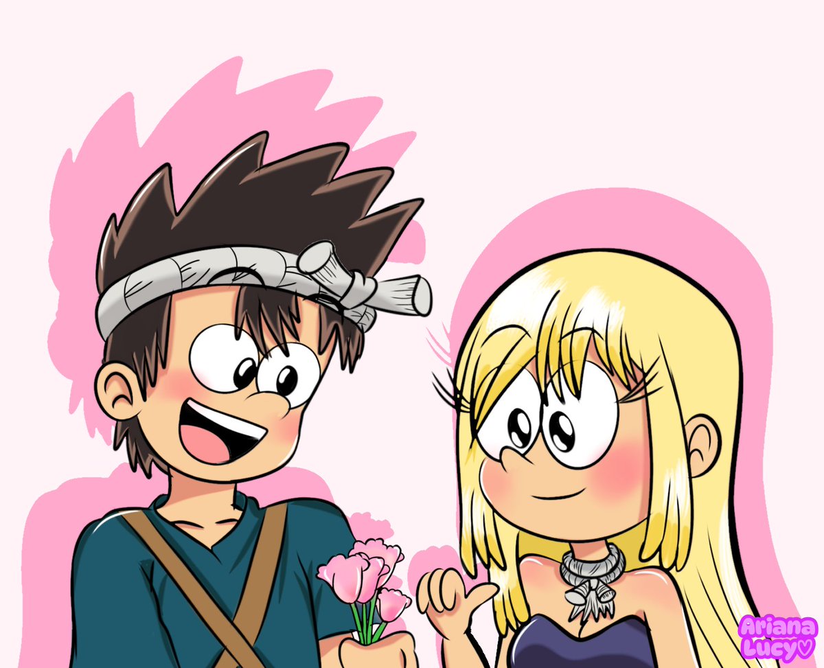 Haciendo cosplay en pareja, Leni y Gavin hacen cosplay. De Ruri y Chrome de Dr. Stone #theloudhouse #DrSTONE #cosplay #artedigital #arianalucy #leniloud #lenixgavin