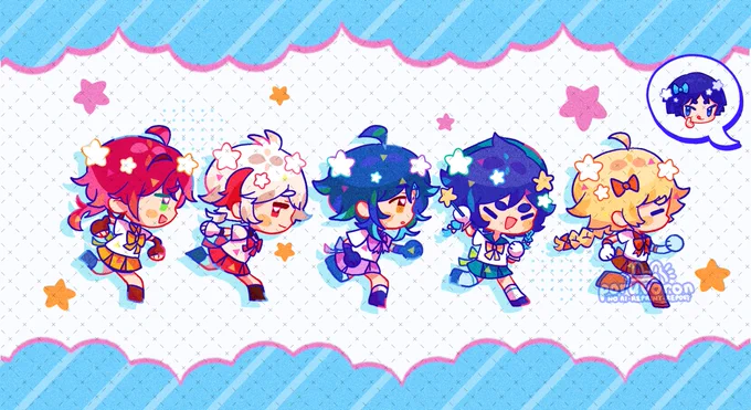 magical boys 5wirl!! run like the wind!! #GenshinImpact #原神