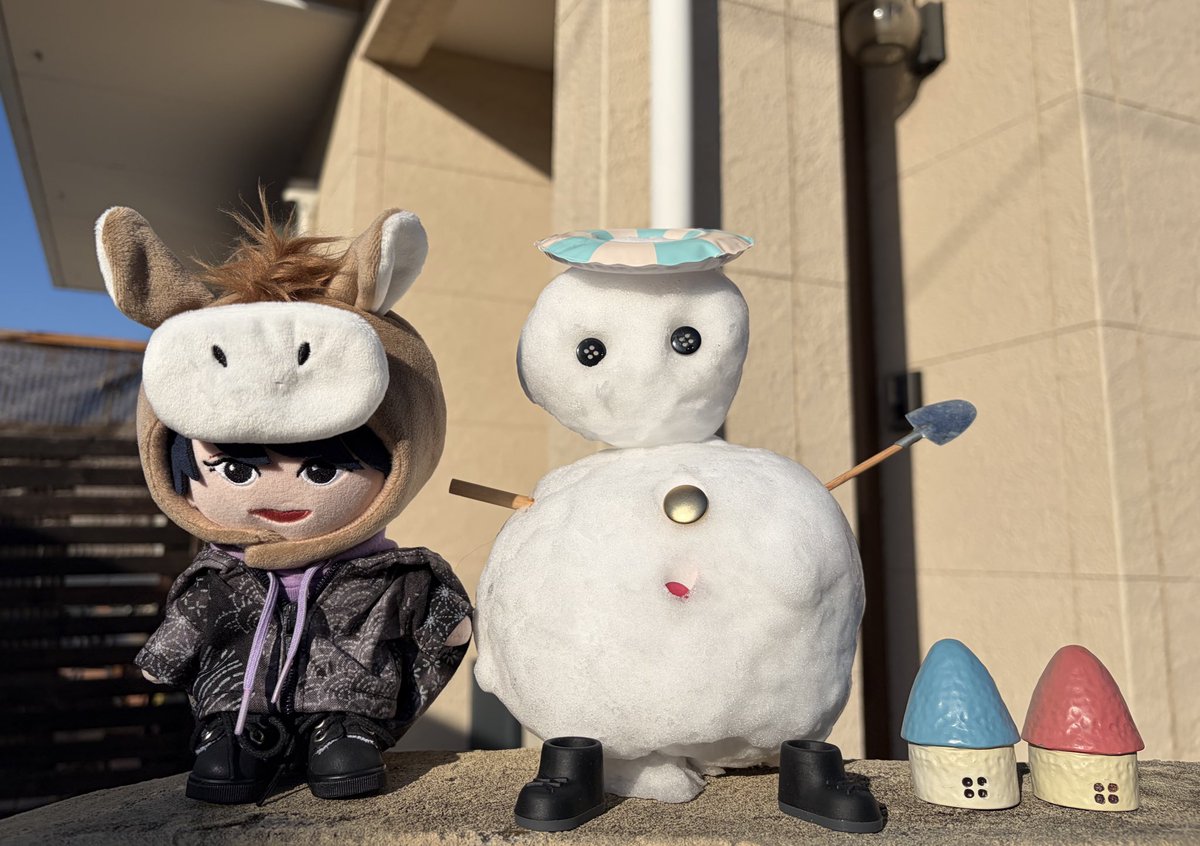 雪だるま ⛄✨BIGスノーマン！ 今年はカラーの変化を楽しめます