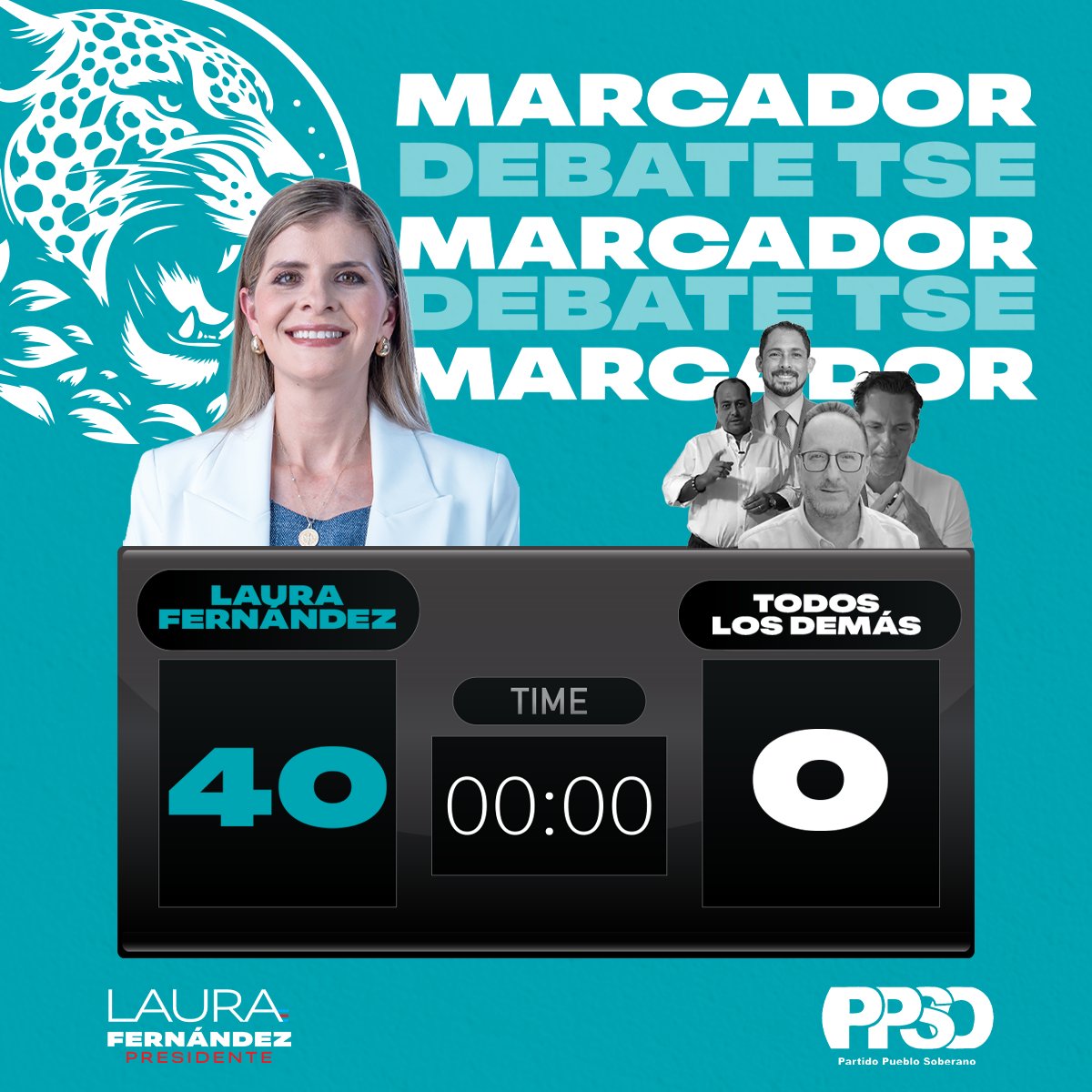 Ganamos por goleada. Que nadie afloje, vamos por la primera ronda y con 40 diputados. Hoy demostramos que somos el verdadero cambio, los demás, son los mismos de siempre. 🐆🐆🐆