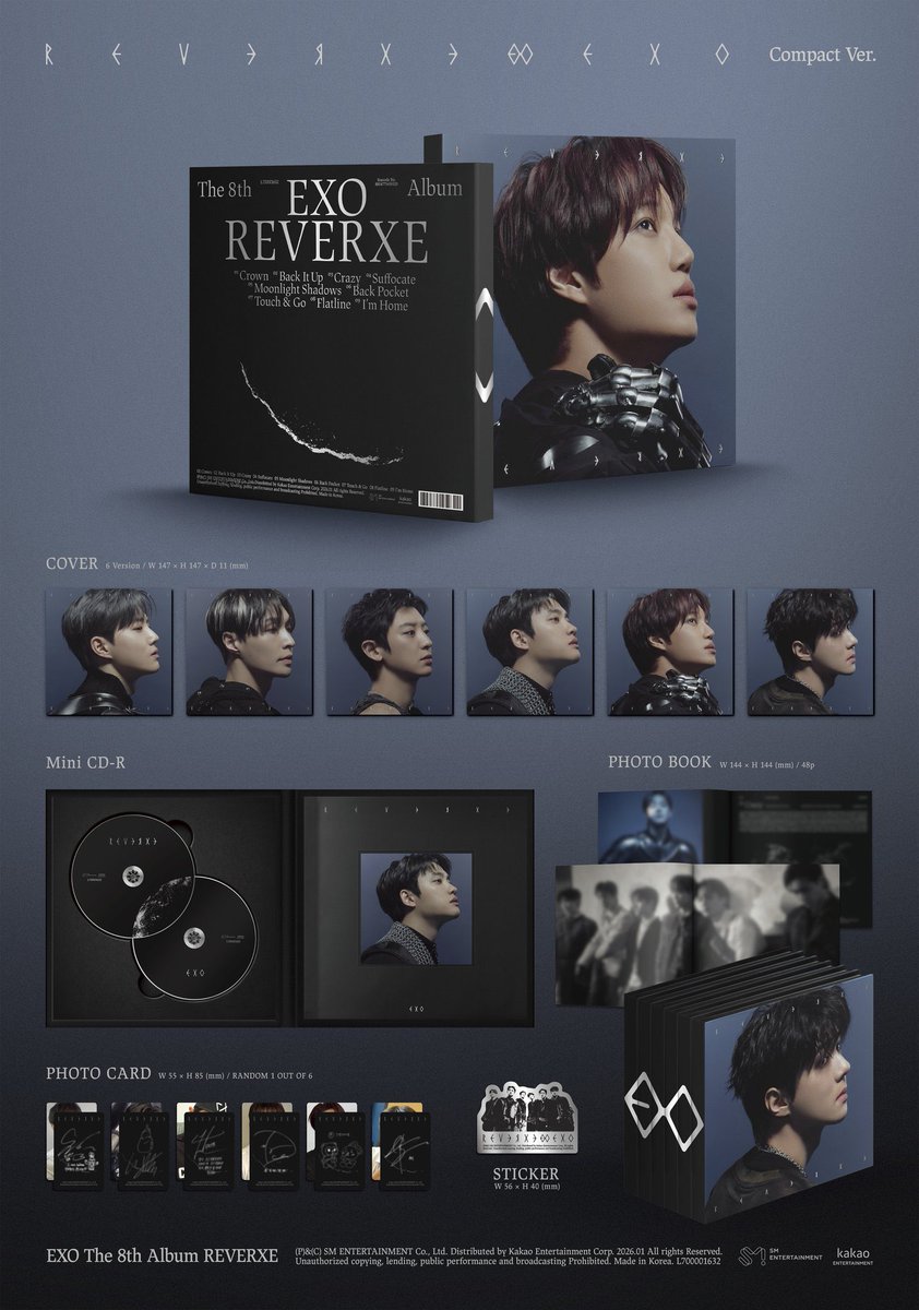 Info | 260112 EXO The 8th Album 'REVERXE' - PREVIEW #DOHKYUNGSOO