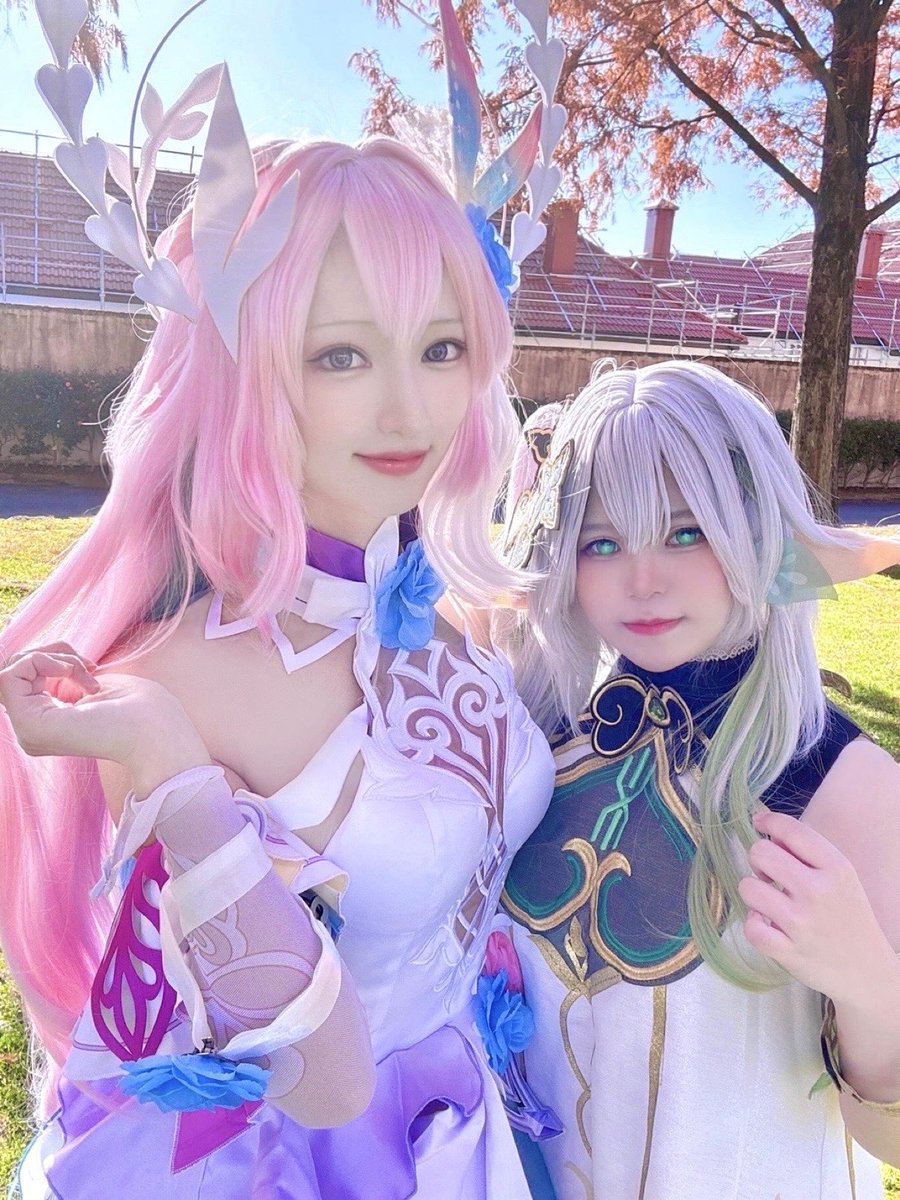 ※オフショ #cosplay
キュレネ🪽とナヒーダ🌱