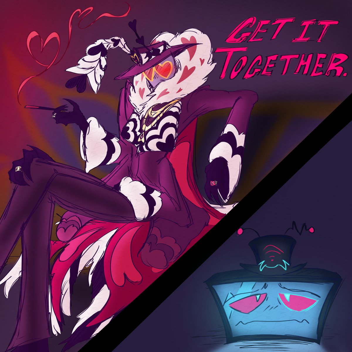 JasonTheDemon28's tweet photo. Stream dooble:3
#HazbinHotel #HazbinhotelValentino #HazbinHotelVox #timelapse #art https://t.co/YgLKGhTmlx