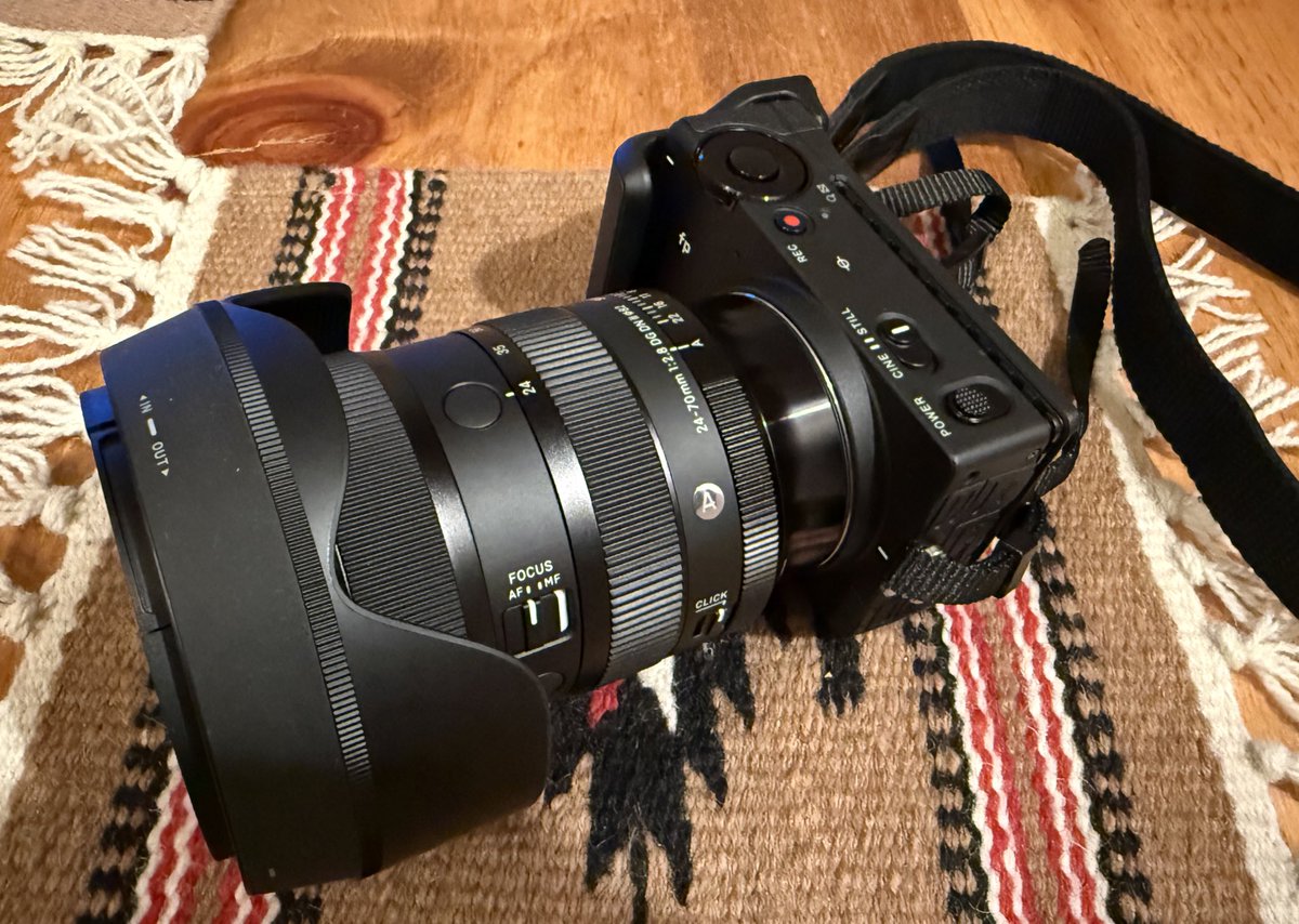 FMoore67's tweet image. My wife surprised me with a replacement for my iPhone Potato camera. A Sigma FP L with a 24-70mm Art lens.

This was a combined birthday, anniversary, and Christmas gift. I would have never done this for myself. I am a lucky man.