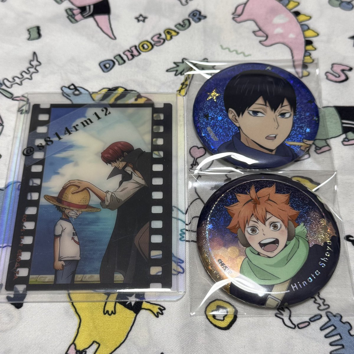 交換】 ハイキュー 横浜 よこはま コスモワールド 缶バッジ 特典