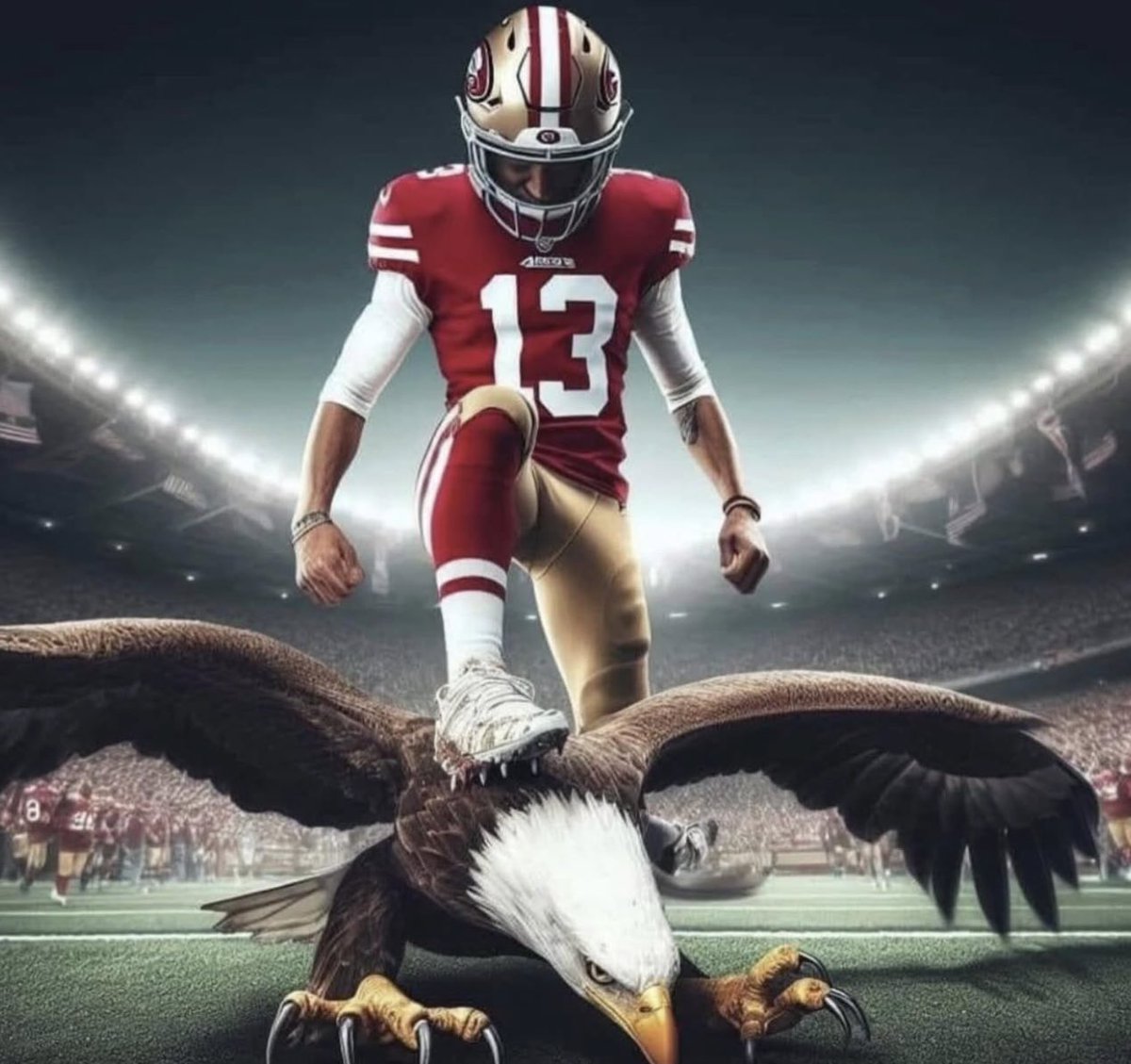 Only tweeting this because the amount of Eagle’s fans in my messages ALLL week has been ridiculous…. GOOD GAME THOUGH 😘