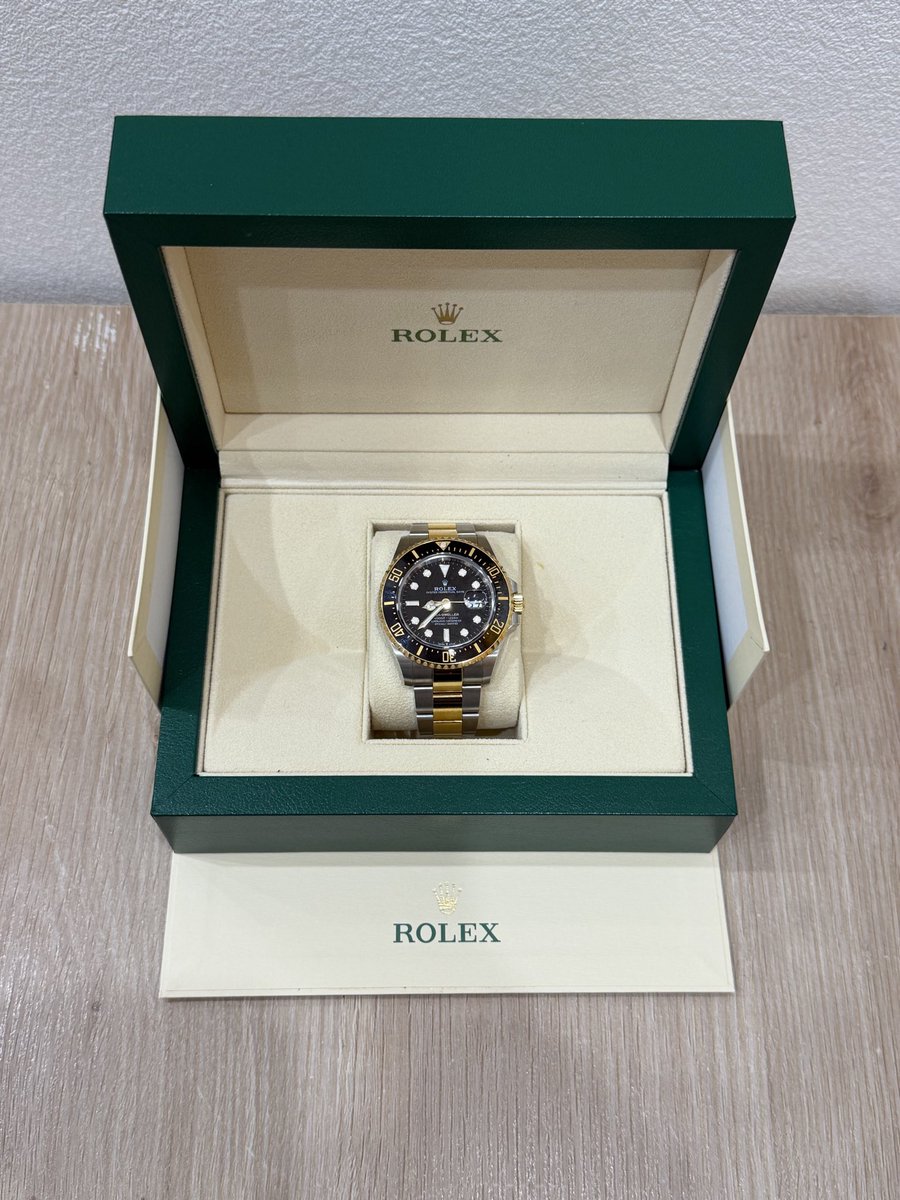 皆様こんにちは🍀 お客様より、ロレックス、シードゥエラー126603をお