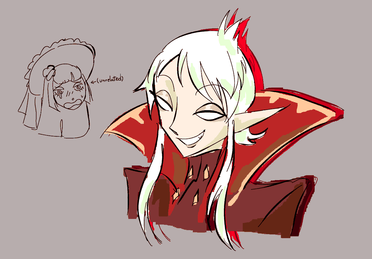 THIS one isn't oc art (just a little), quick vlad #LeagueOfLegendsFanArt