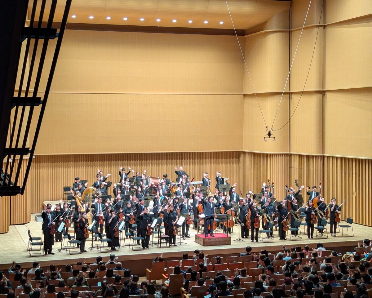 nagoyaphil's tweet photo. 【アンコール情報】

〈名フィル 0歳からのわくわくオーケストラ〉、終演です！　お寒い中たくさんのご来場、まことにありがとうございました！
 本日のアンコールは、

 ▼ヨハン・シュトラウスⅠ世：ラデツキー行進曲 作品228

でした。
またコンサートホールでお会いしましょう！ https://t.co/TZHqfUTsqP