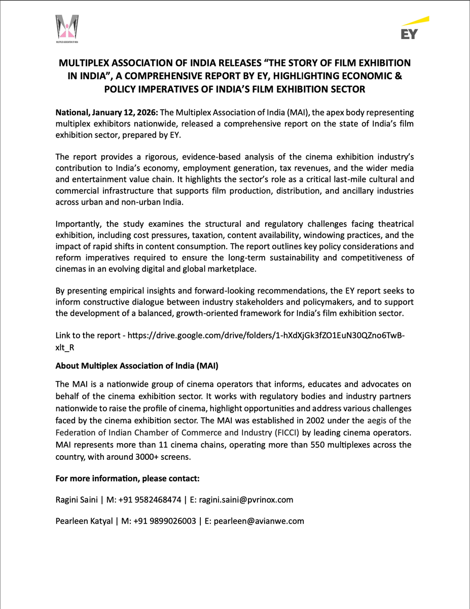 Multiplex Association Of India tweet media