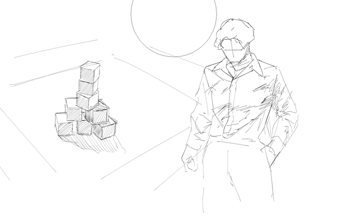 今日のクロッキ- 