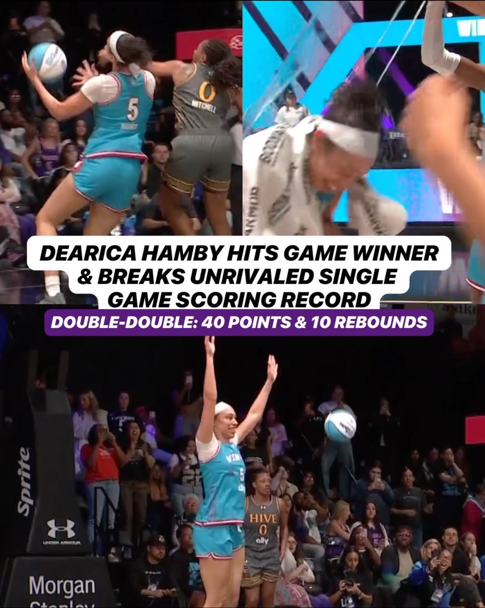 Unrivaledwbb's tweet photo. FIRST 40 BALL IN UNRIVALED HISTORY👑 https://t.co/AokxbvYMoB