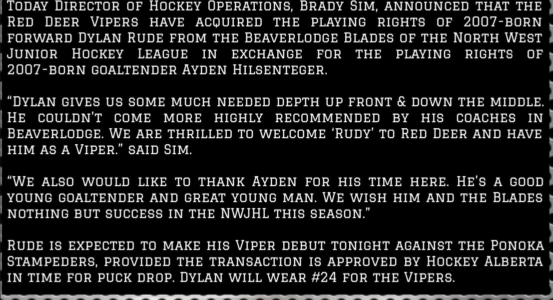 xyz-Red Deer Vipers tweet media