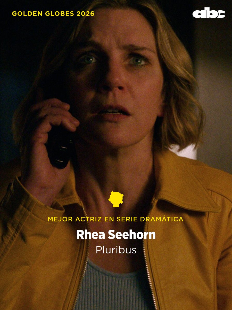 ABCDigital's tweet photo. 🙌🏻 ¡Merecidísimo!

Por su trabajo en #Pluribus, Rhea Seehorn se lleva el premio a mejor actriz en serie dramática.

 📲 Seguí el minuto a minuto en: https://t.co/2F50zxzm2d https://t.co/nLI8eCnXvZ