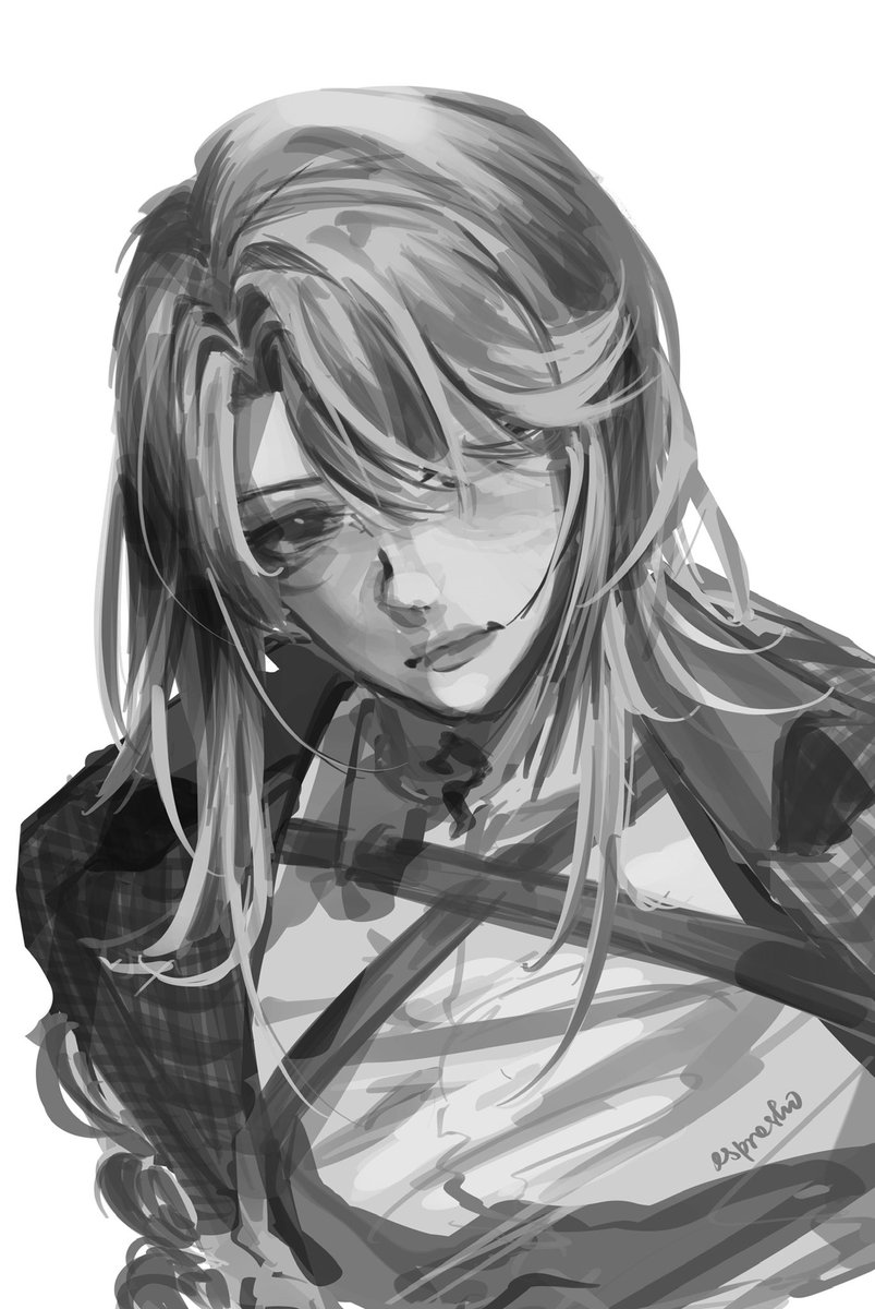 espresho_'s tweet photo. officially done w the semester weeks ago but got so burnt out lol anyways a hilda sketch bc im too tired to render https://t.co/VMy4hmhBHU
