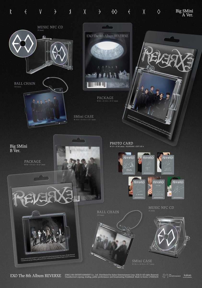 INFO ℹ️ | 260112 EXO The 8th Album [REVERXE] - Album Details