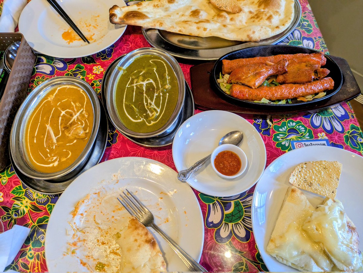 _morisoba_'s tweet photo. 近所に出来た【インド料理 Ogi ミラン】さん美味しかったな〜
チーズナン美味しかった〜 https://t.co/XhsFFVj95d
