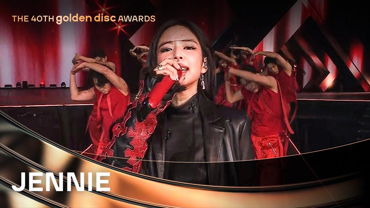 _GoldenDisc's tweet image. The 40th Golden Disc Awards with upbit✨ PERFORMANCE

JENNIE @jennierubyjane - 'Filter + Damn Right + like JENNIE' ♪

🔗youtu.be/E6yaCT32qZA

#40thGDA #골든디스크어워즈 #Goldendiscawards
#goldendiscwithupbit #goldendiscawardswithupbit