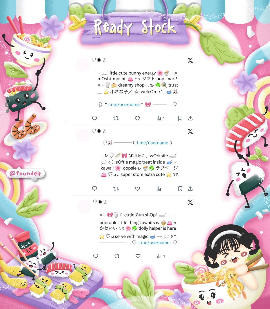 ofKathie's tweet image. ⠀
. . 𓏲 🌸  ♡︭  help retweet?  thank you!  ⊹

Ი ⑅ Ი 🧸 ₊ hemlO’ sobat imut . . ◎ 🥣 kath bawain ready stock 💭 𖦹 pinned wording ⑅ 🎀🍰 𖠗 theme cute  യ˚₊ 🍀 cek ALT for more!  ៶៲៸

୨୧ 💌 ——— ꒰ IDR. 5.500 ꒱
ⓘ  #zonauang #zonaba 🍦
⠀