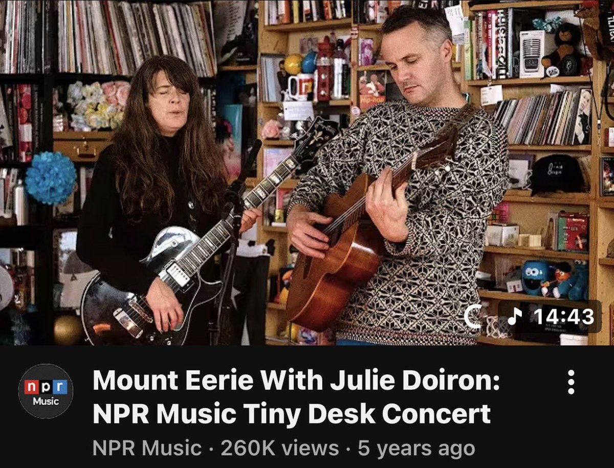 weaselgard's tweet photo. Mount eerie &amp; Julie Doiron no question. Shit is so beautiful man https://t.co/5dwwyX0iDV