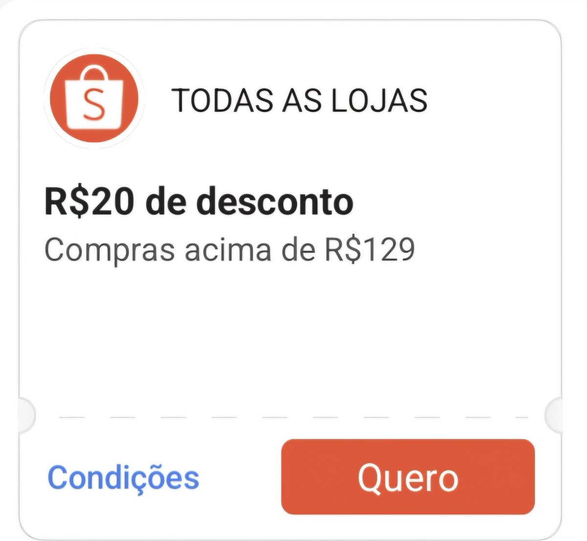 Ghost_Promos's tweet image. 🚨 CUPOM SHOPEE
R$20 OFF DE R$129

➡️ RESGATE AQUI:
🔗  s.shopee.com.br/5fiNlLkgAx

🧡 Válido p/ contas selecionadas
